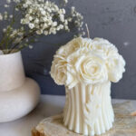Rose Bouquet Candle - Image 2